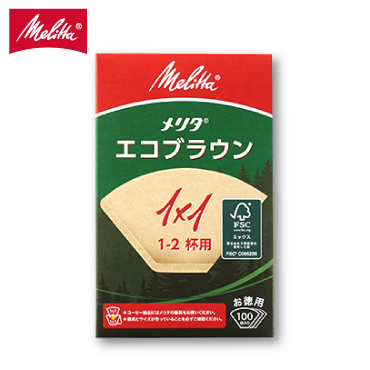 咖啡,咖啡機,咖啡豆,咖啡購物平台,網路咖啡購物中心,咖啡豆專賣店,咖啡器具&咖啡用品,濾紙//濾器//濾布//濾杯-Melitta 無漂白咖啡濾紙1×1(1-2杯用)