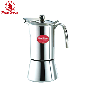 咖啡,咖啡機,咖啡豆,咖啡購物平台,網路咖啡購物中心,咖啡豆專賣店,咖啡器具&咖啡用品,摩卡壺系列-武士摩卡壺(6杯份)